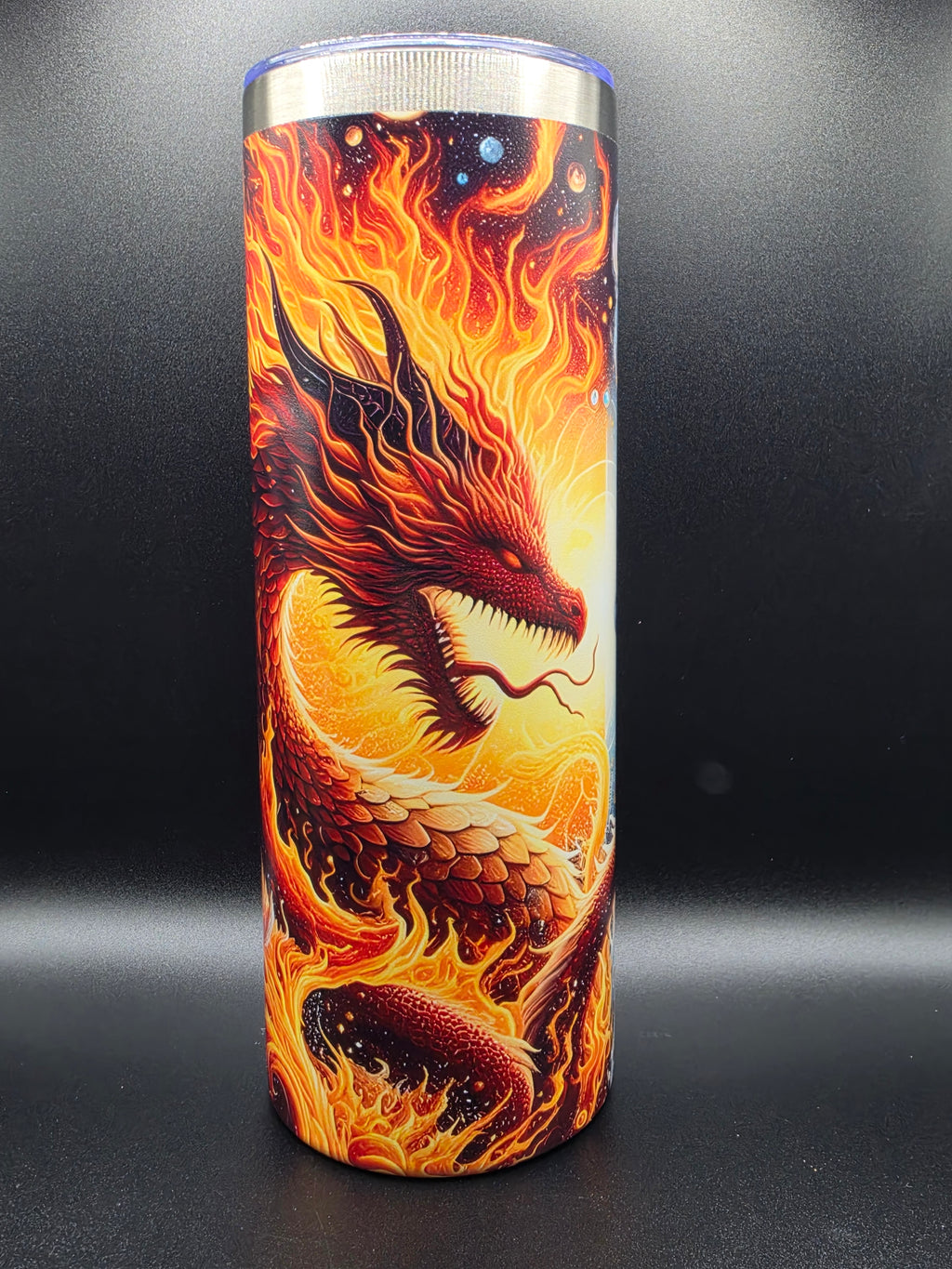 Fire and Ice Dragon Tumbler