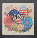 Faith and Patriotism Coaster