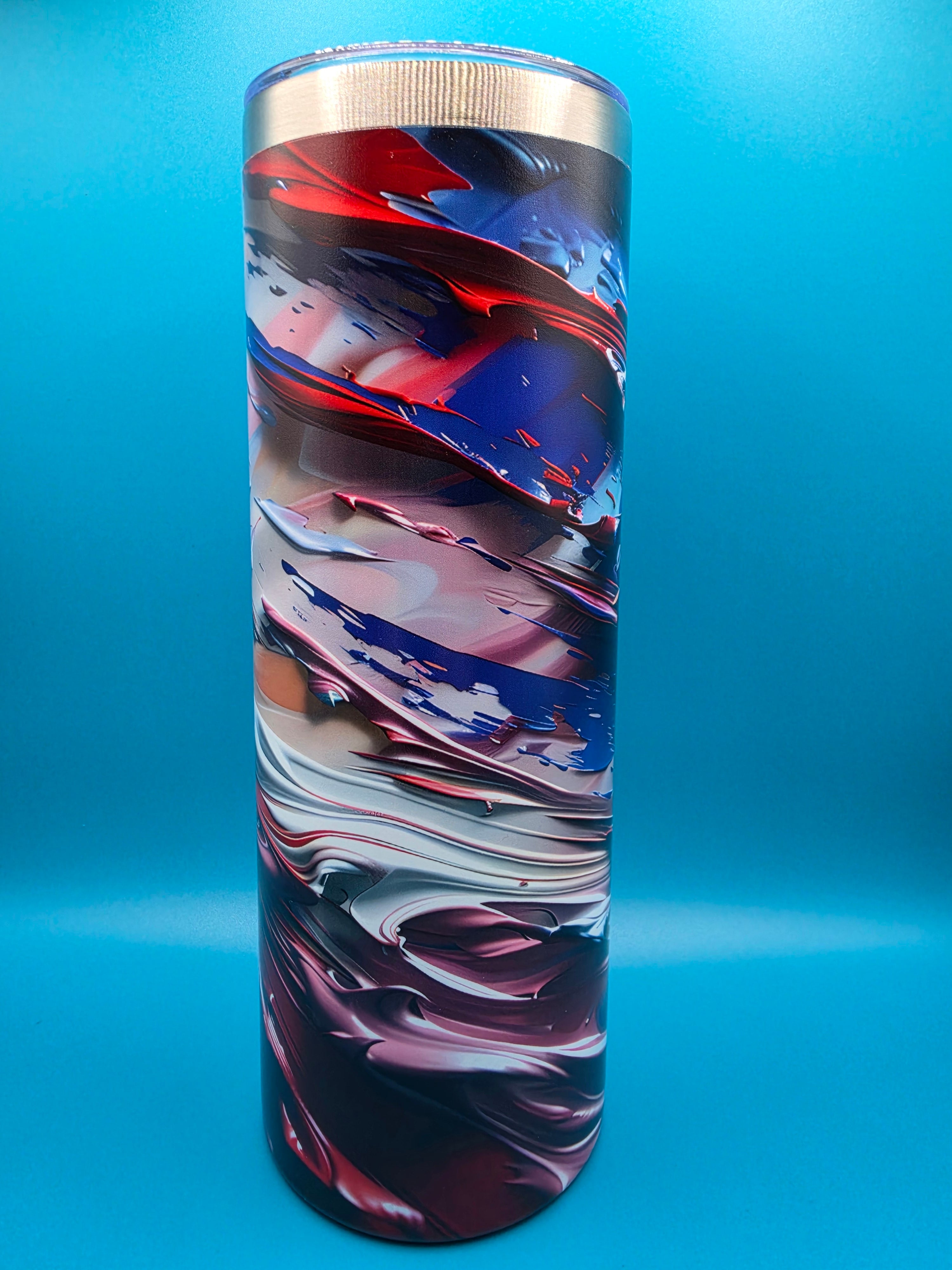 Red White Blue USA Tumbler