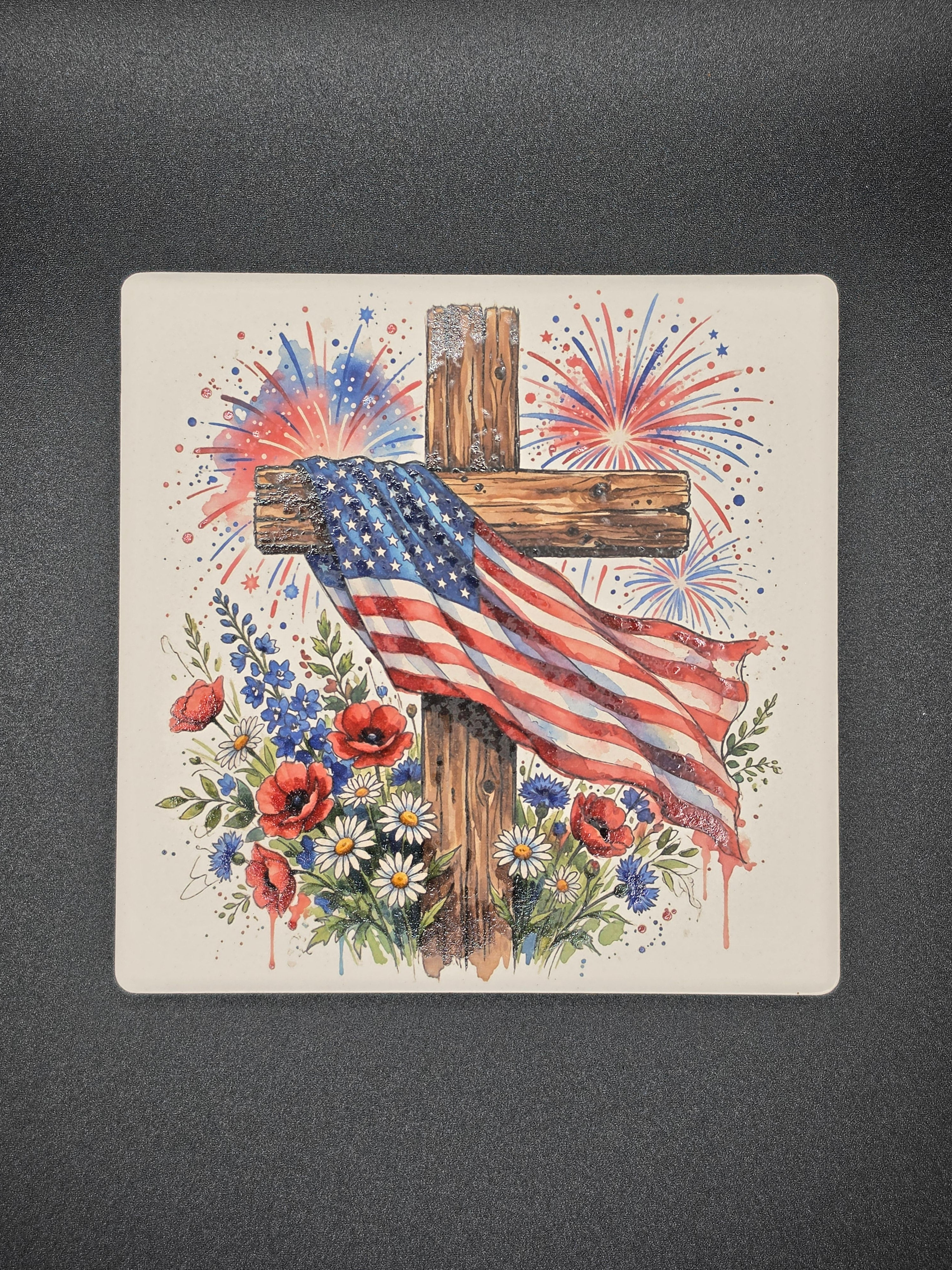 Faith and Patriotism Coaster