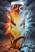 Fire and Ice Dragon Tumbler