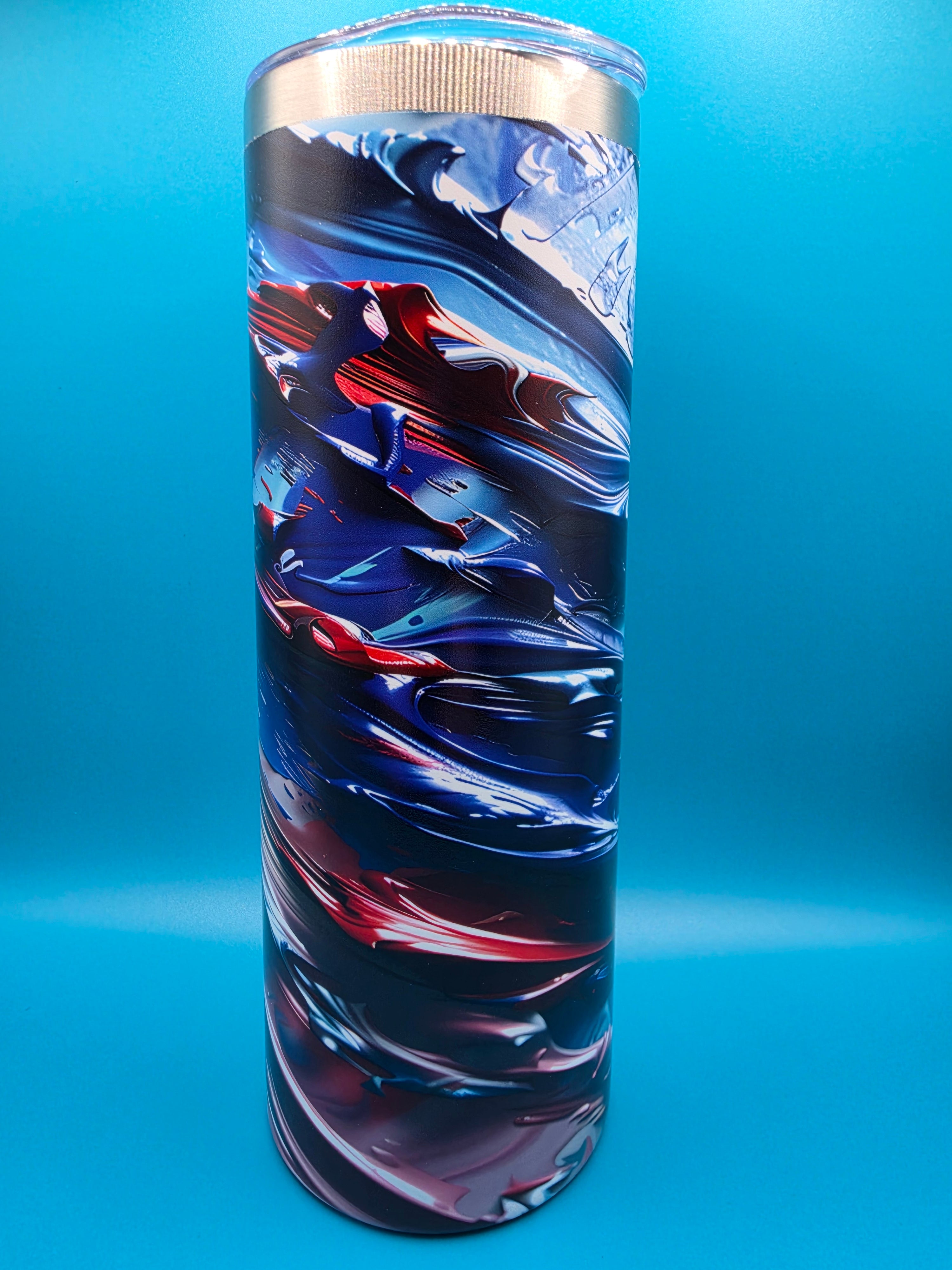 Red White Blue USA Tumbler