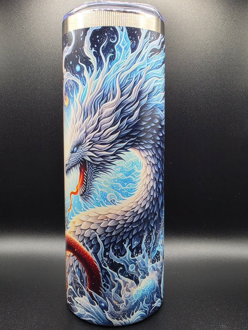 Fire and Ice Dragon Tumbler
