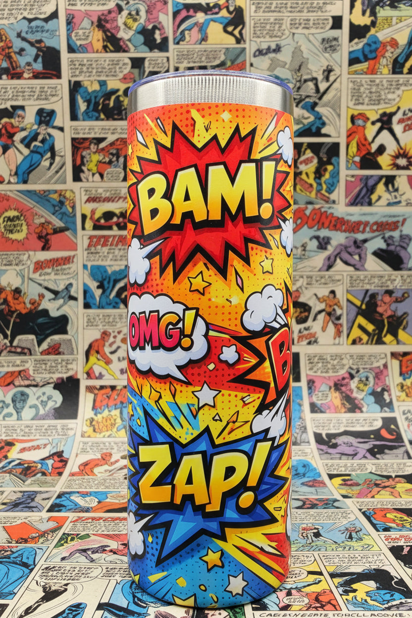 Classic Comic Book Tumbler