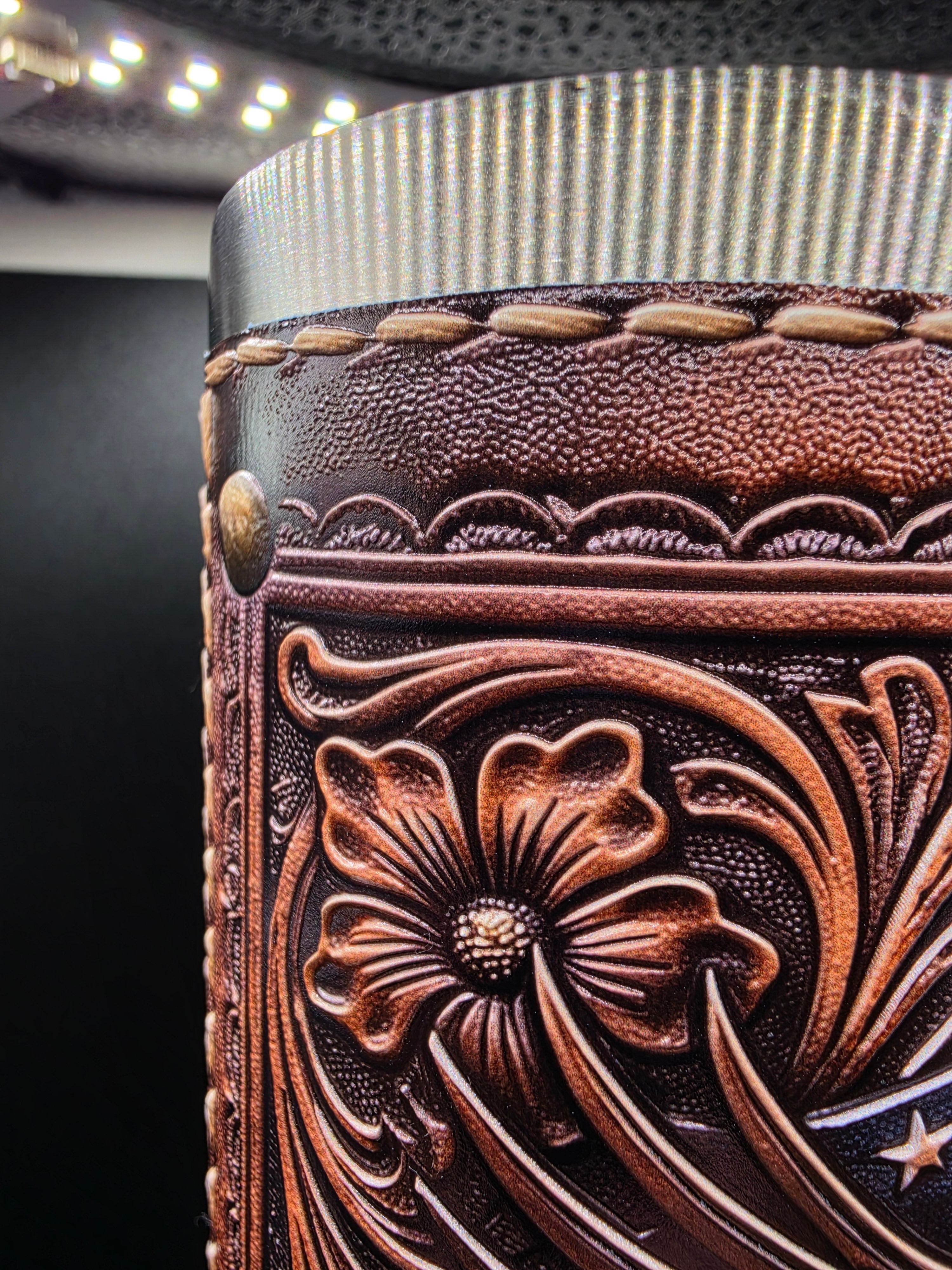 American Pride Leather Appearance Tumbler