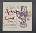 Christian Cross Coaster