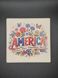 American Flower Coaster