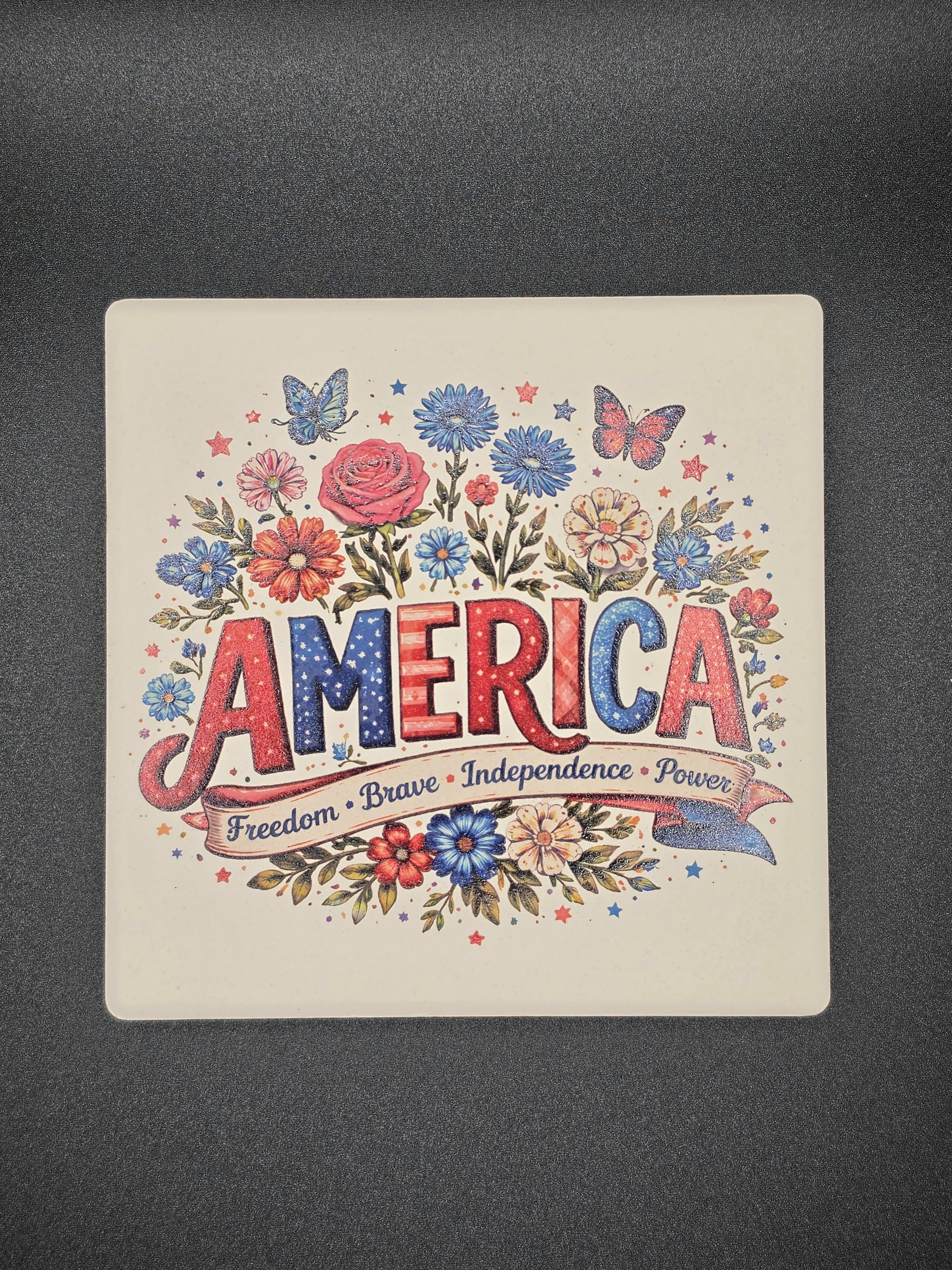American Flower Coaster