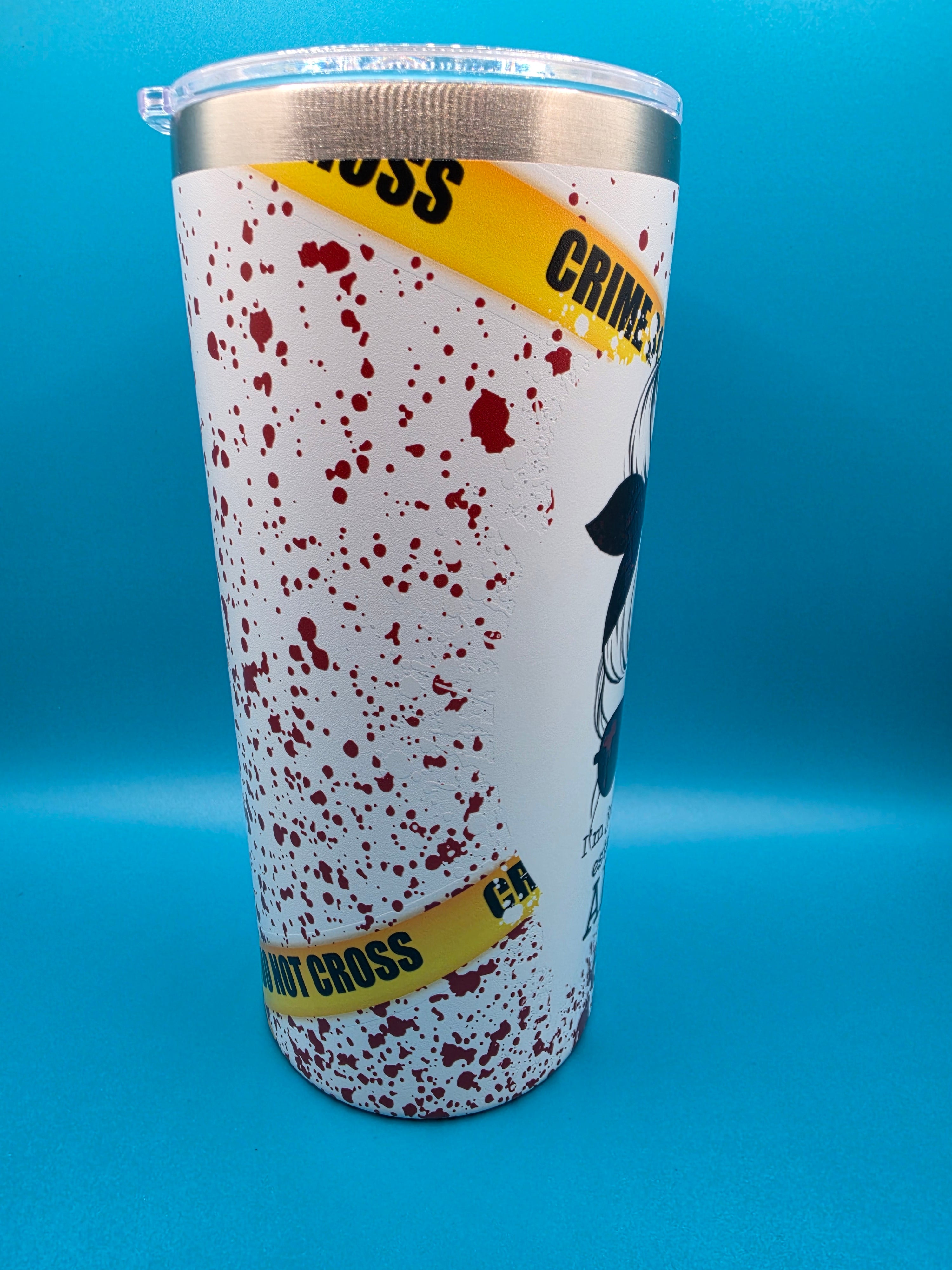 "Alibi" Crime Scene Tumbler